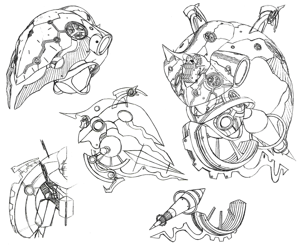 Xord Sketches from Xenoblade Chronicles