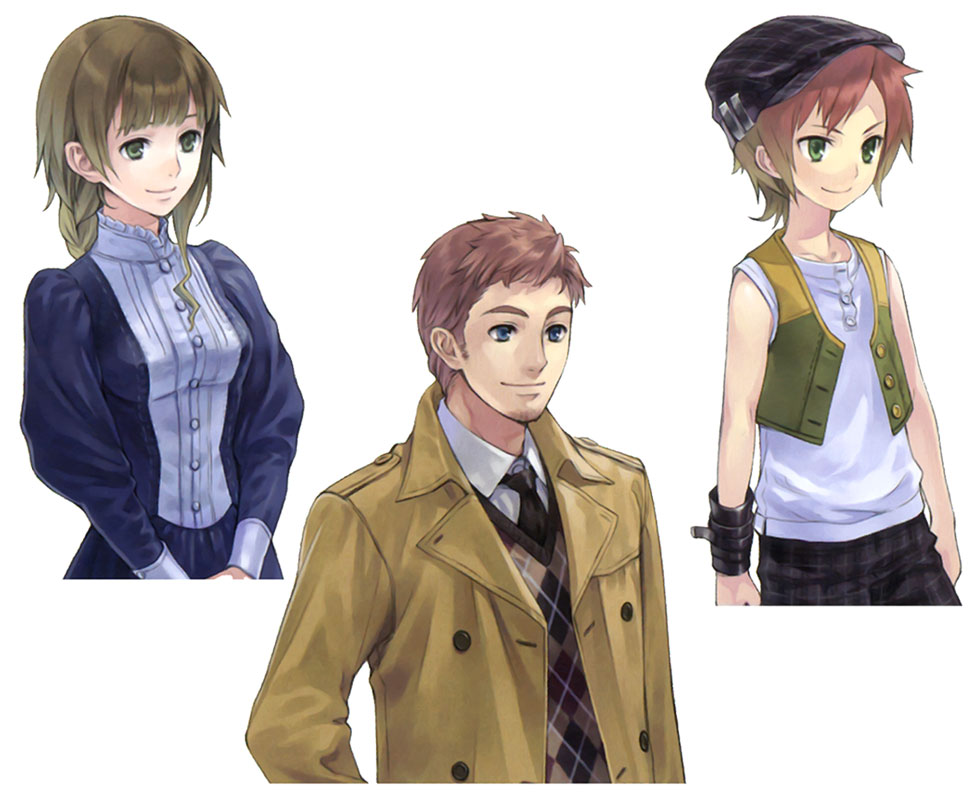 Laura, Ryan, & Cole Art from Atelier Rorona: The Alchemist of Arland