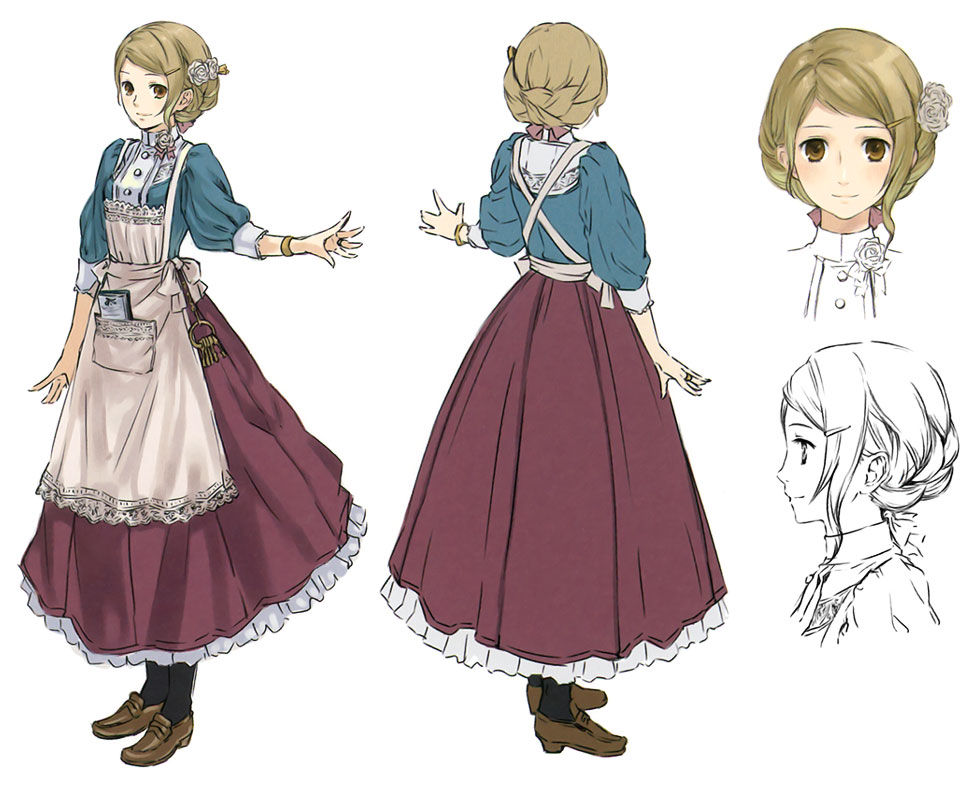 Tiffani Concept Art from Atelier Rorona: The Alchemist of Arland