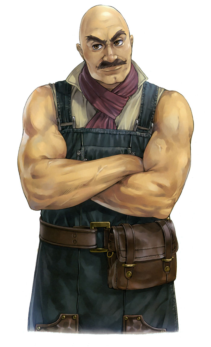 Hagel Baldness Art from Atelier Totori: The Adventurer of Arland