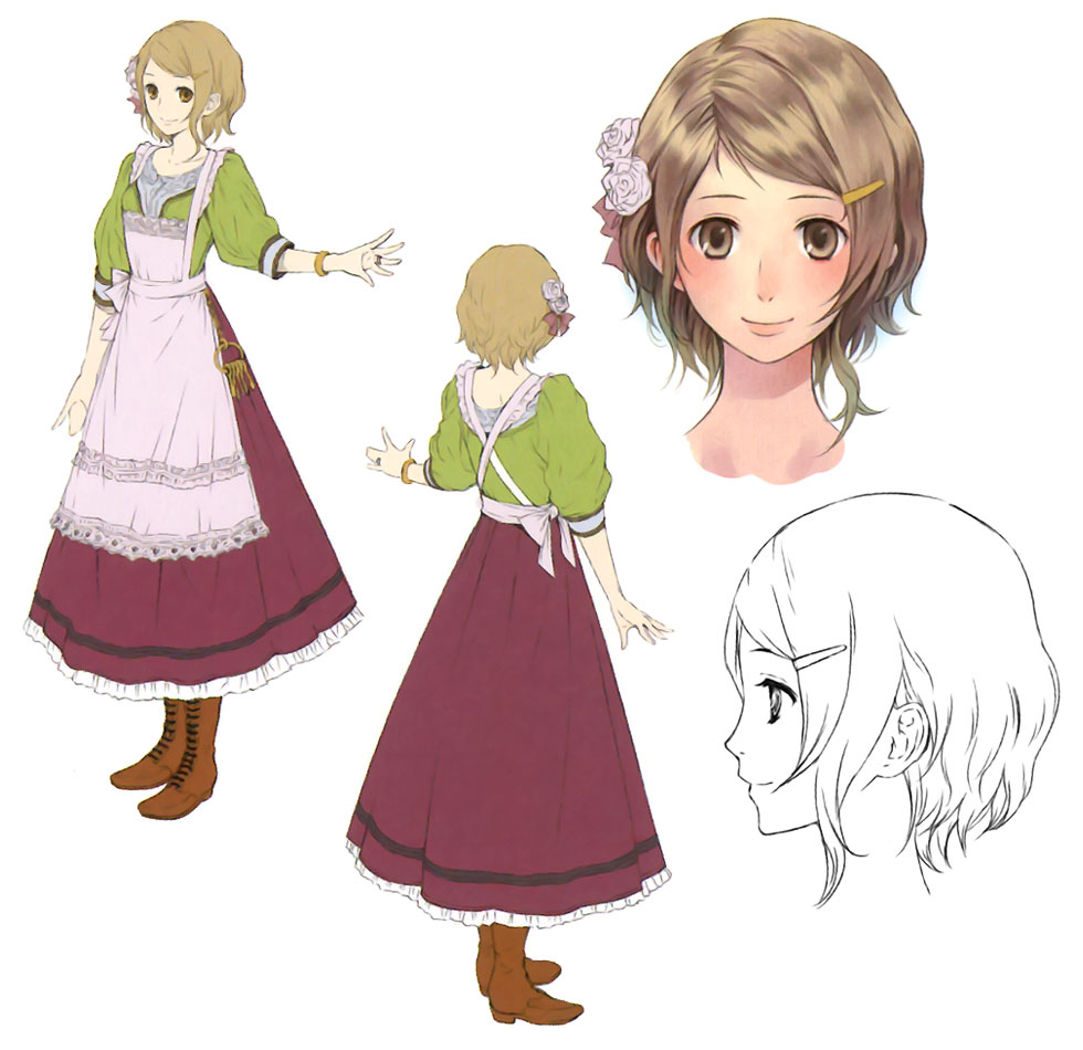 Tiffani Concept Art from Atelier Totori: The Adventurer of Arland