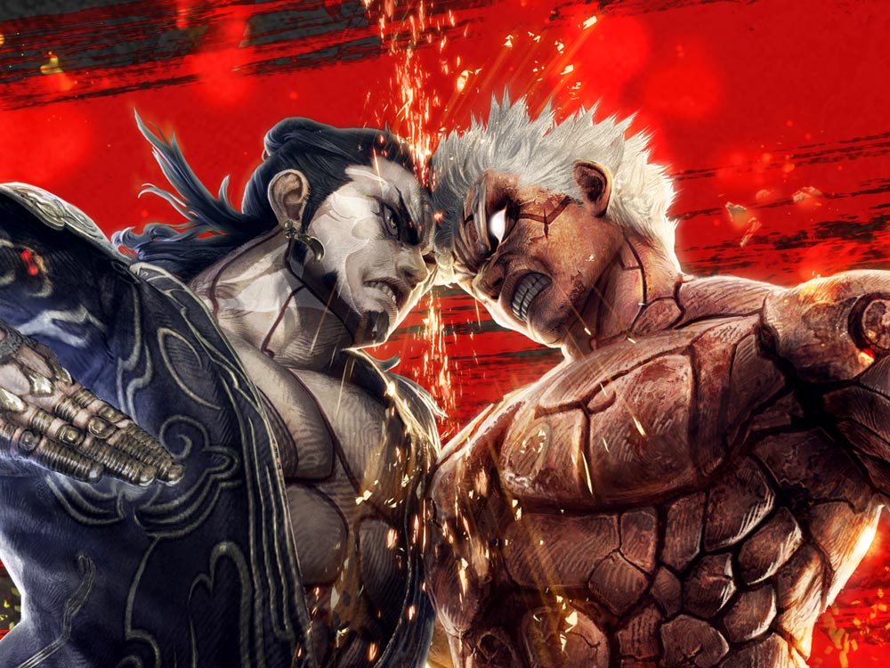 Asura vs. Yasha Art from Asura's Wrath