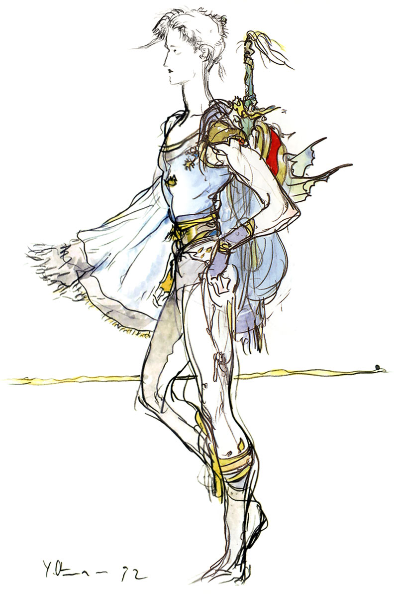 Bartz Klauser Art from Final Fantasy V