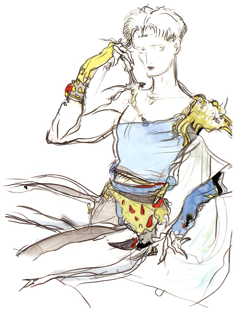 Bartz Klauser Art from Final Fantasy V