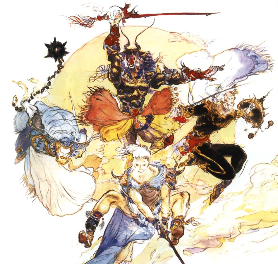 Dawn Warriors Art from Final Fantasy V