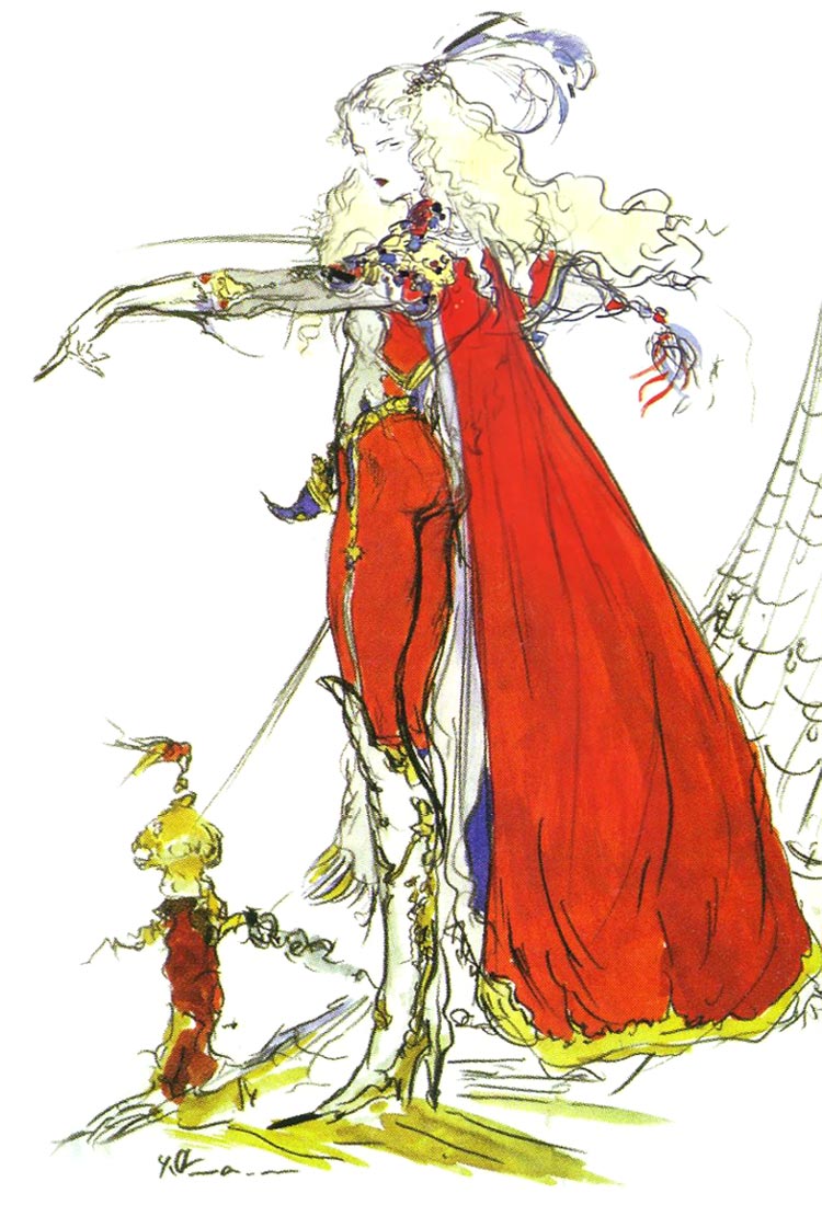 Faris Scherwiz Art from Final Fantasy V