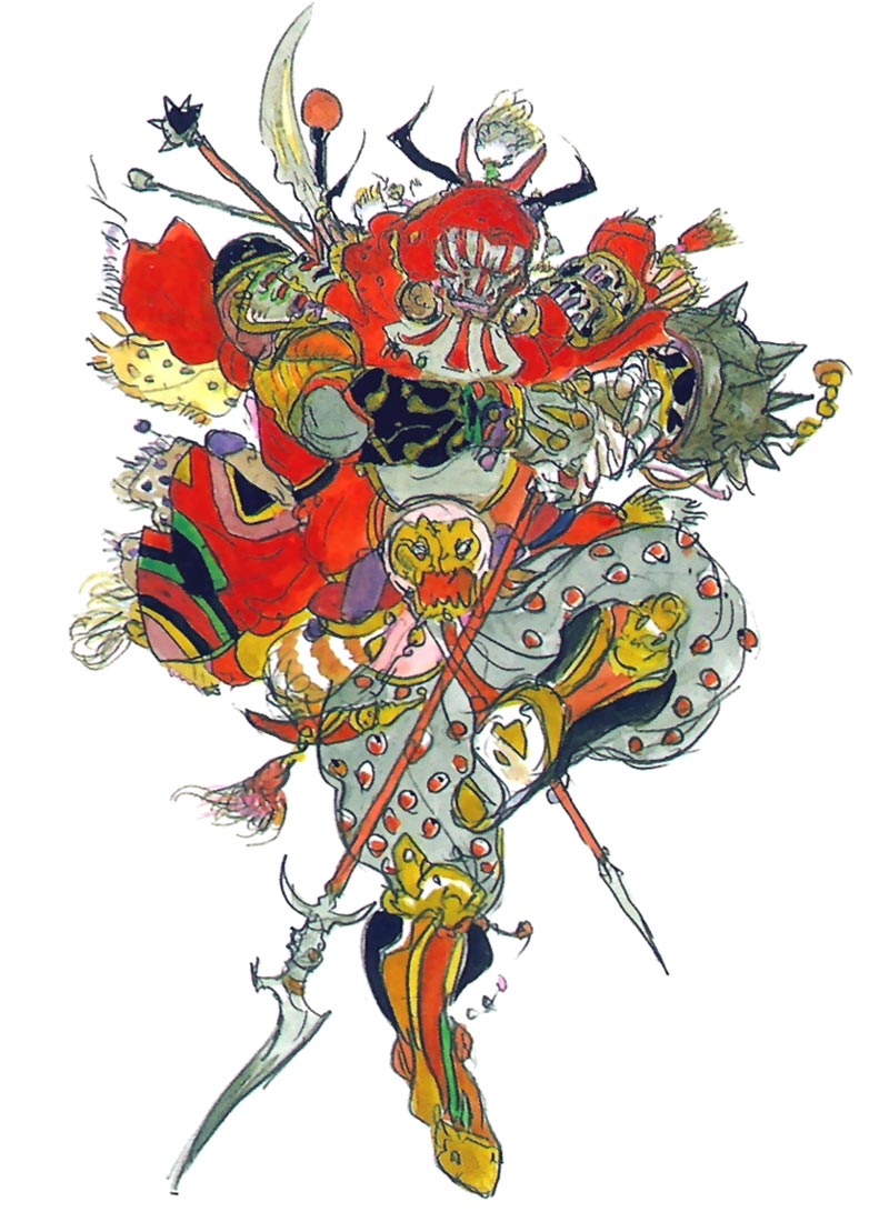 Gilgamesh Art from Final Fantasy V