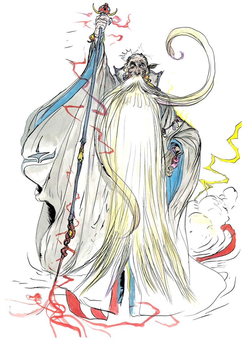 Ramuh Art from Final Fantasy V