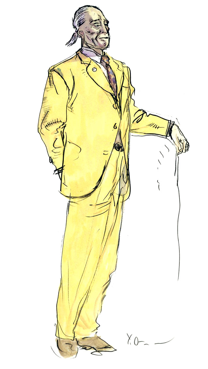 Chairman Reiji Sakata Art from Front Mission