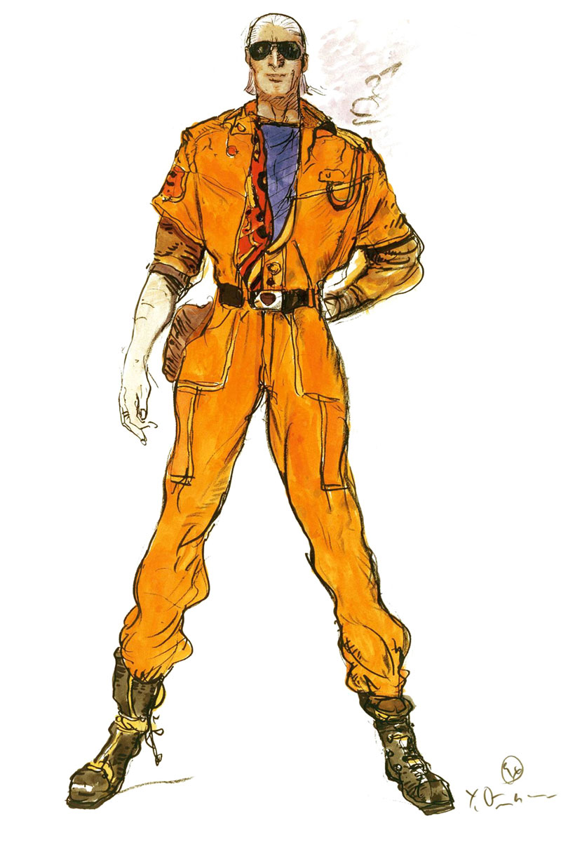 Colonel Olson Art from Front Mission