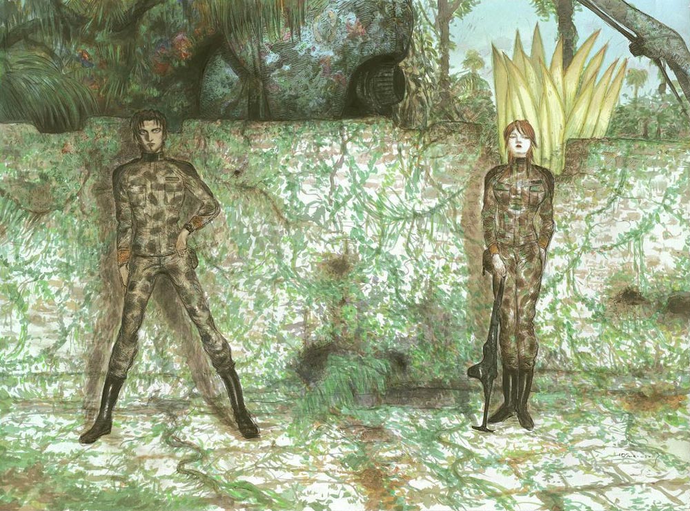 Kevin & Maria Illustration from Front Mission