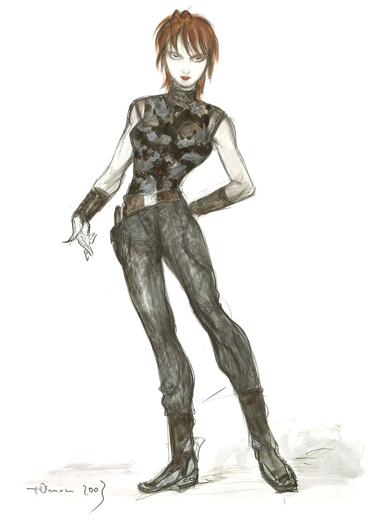 Maria Paredes Art from Front Mission