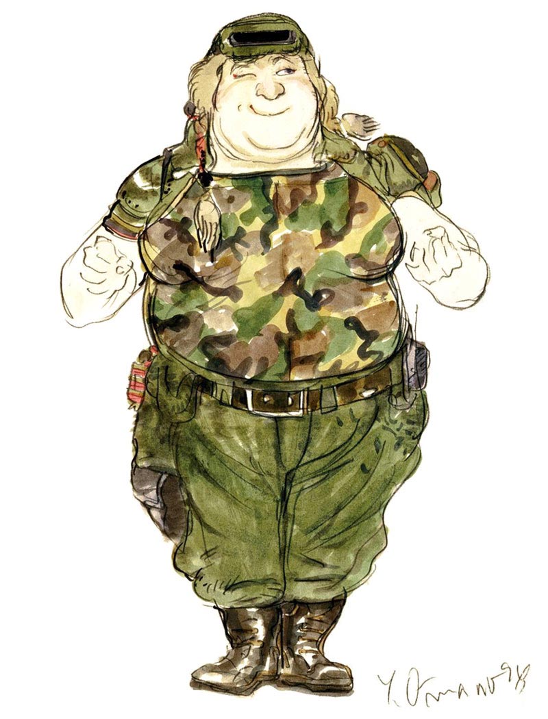 Molly O-Donnel Art from Front Mission