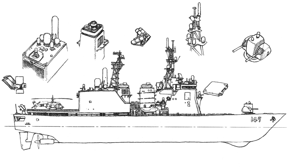 Battleship Sketch from Front Mission 3