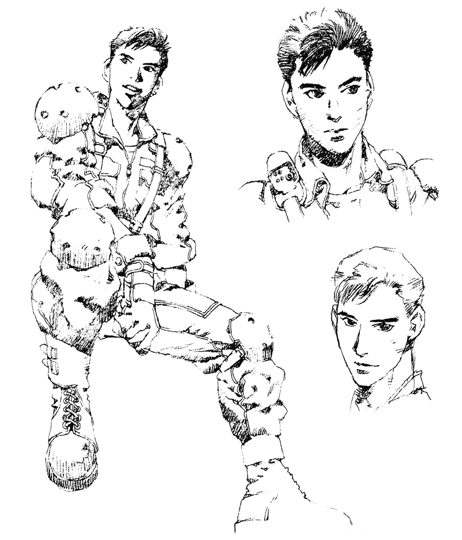 Kazuki Art from Front Mission 3