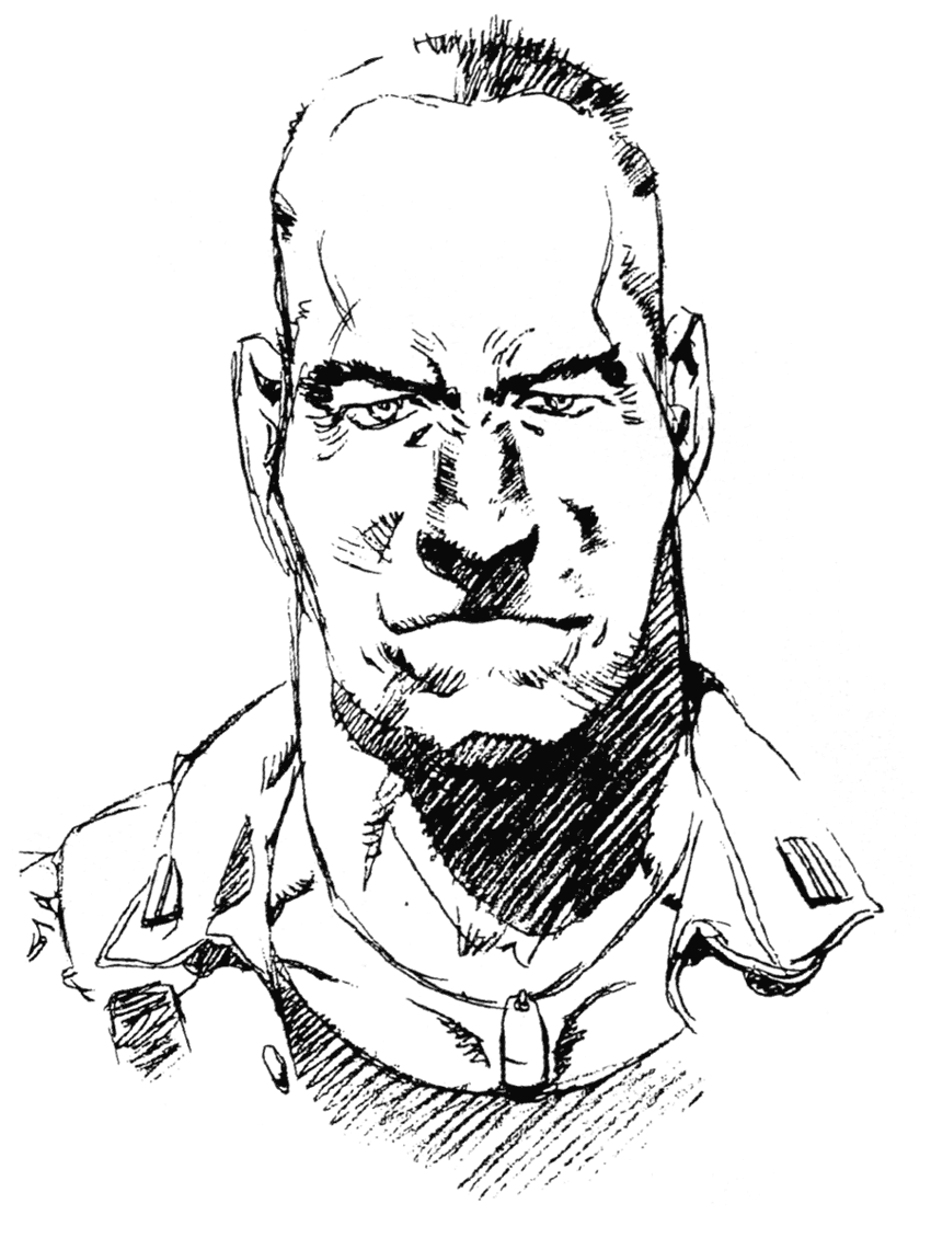 Marcus Art from Front Mission 3