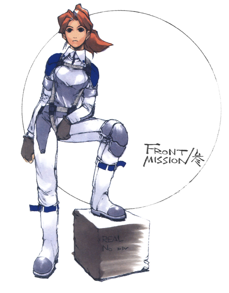 Pilot Suit Concept Art from Front Mission 3
