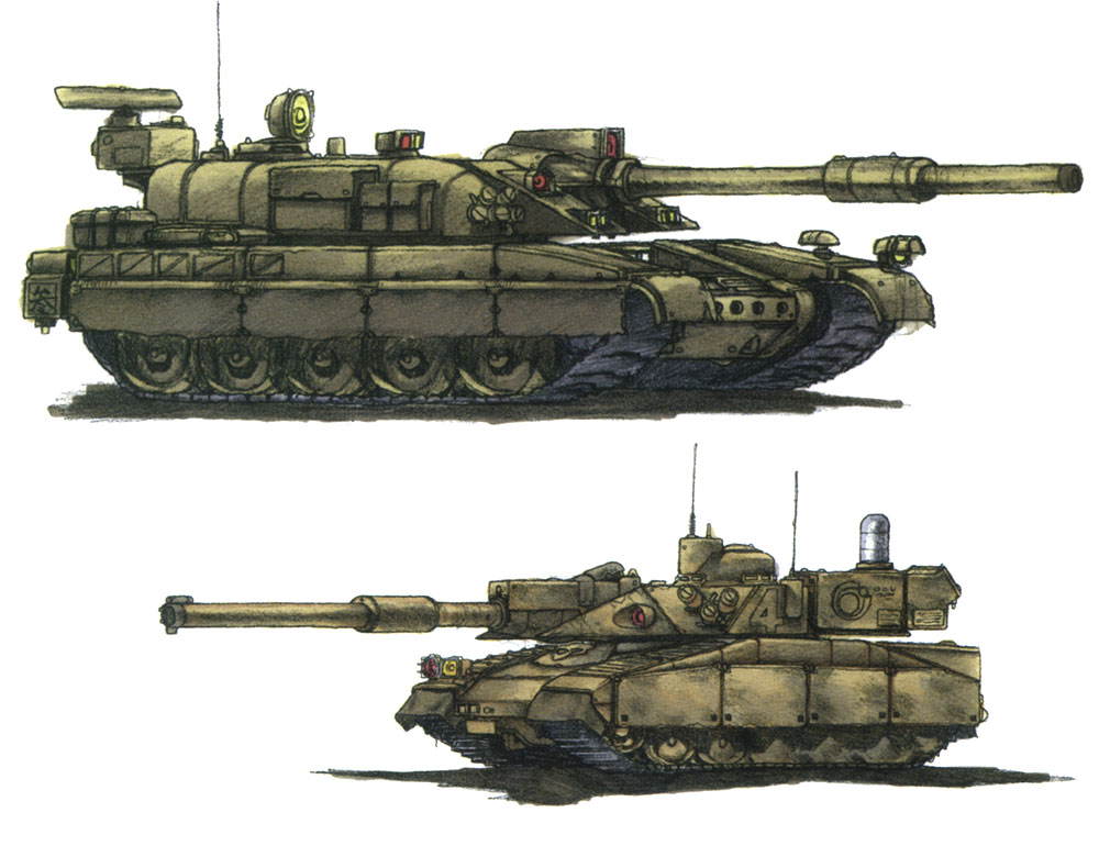Tanks Art from Front Mission 3