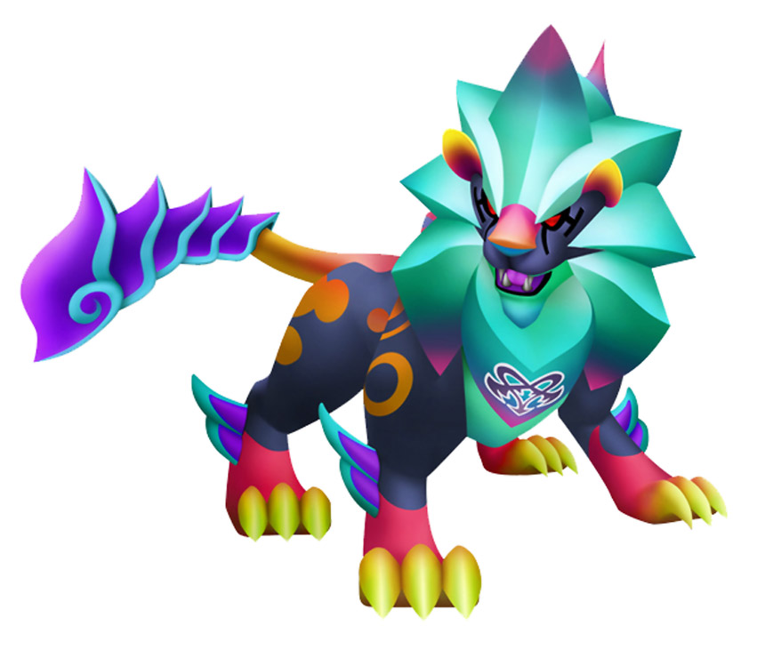 Aura Lion Art from Kingdom Hearts 3D: Dream Drop Distance