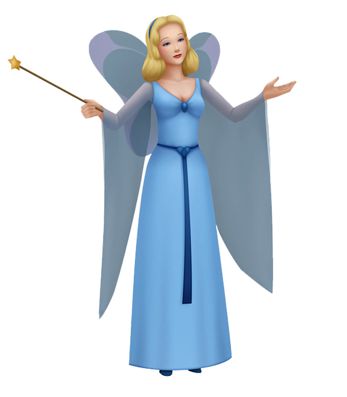 Blue Fairy Art from Kingdom Hearts 3D: Dream Drop Distance