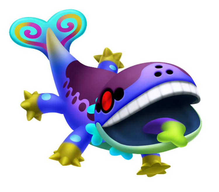 Dokudoku Lizard Art from Kingdom Hearts 3D: Dream Drop Distance