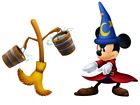Enchanted Broom & Sorceror Mickey