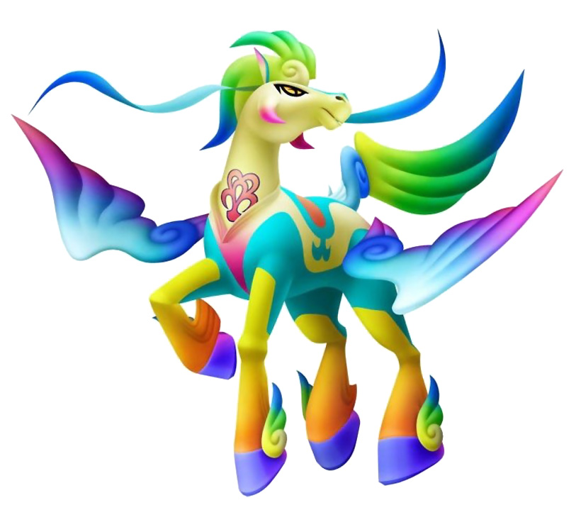 Handsome Pegasus Art from Kingdom Hearts 3D: Dream Drop Distance