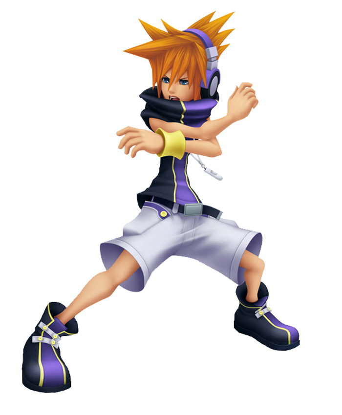 Neku Art from Kingdom Hearts 3D: Dream Drop Distance