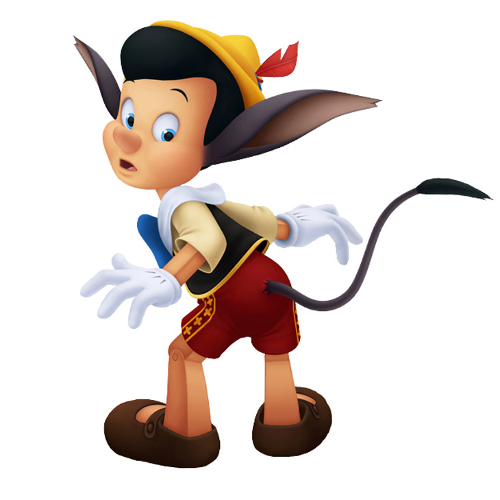 Pinocchio Art from Kingdom Hearts 3D: Dream Drop Distance