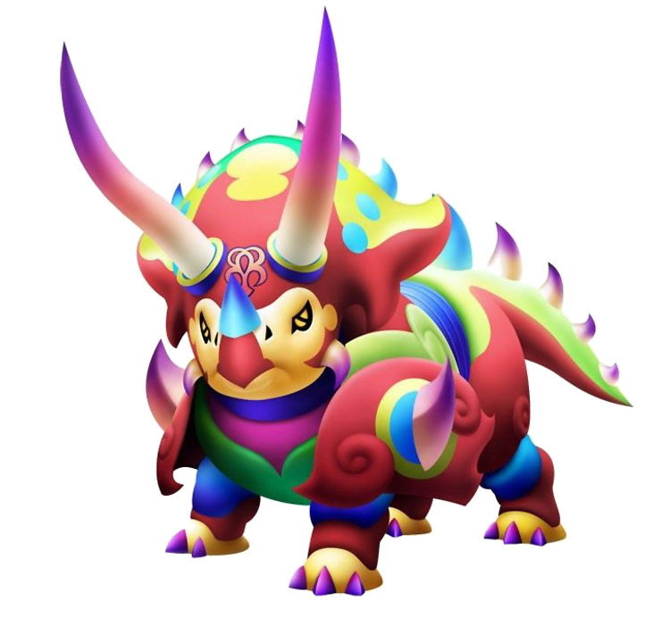 Rhinoceratops Art from Kingdom Hearts 3D: Dream Drop Distance