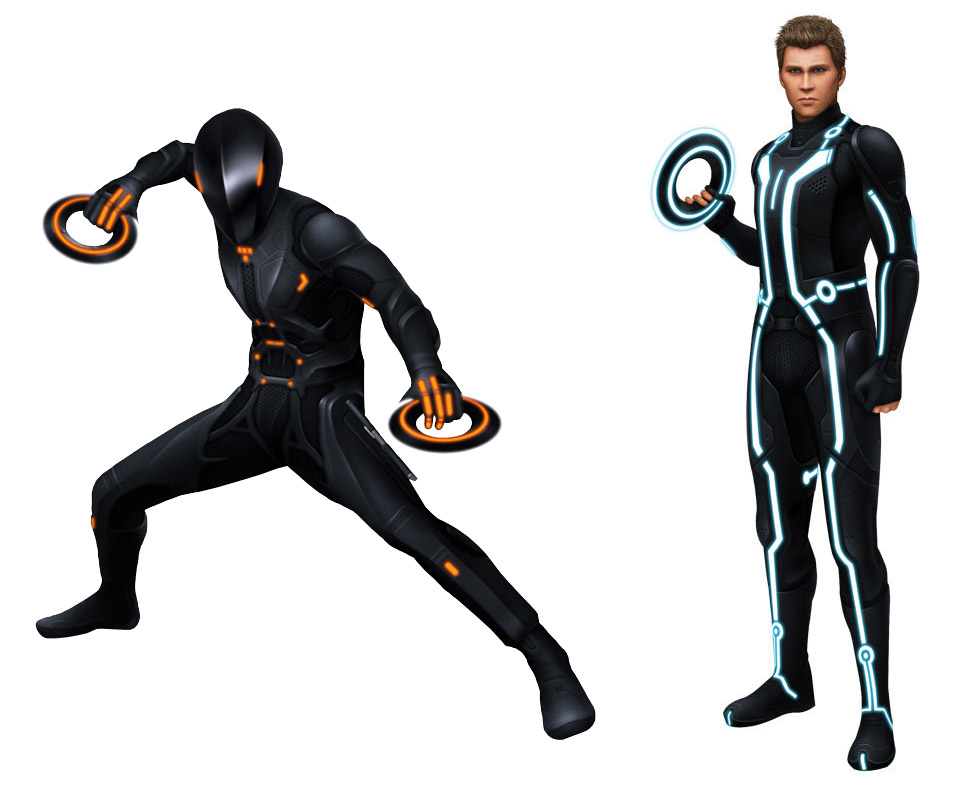 Rinzler & Sam Flynn Art from Kingdom Hearts 3D: Dream Drop Distance