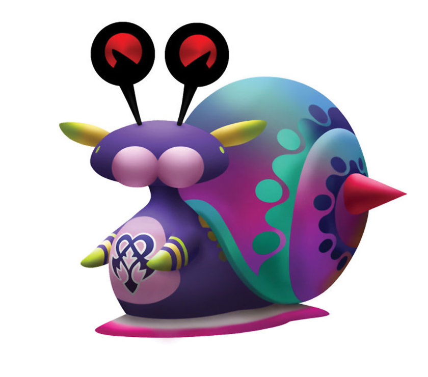 Snail Cargot Art from Kingdom Hearts 3D: Dream Drop Distance