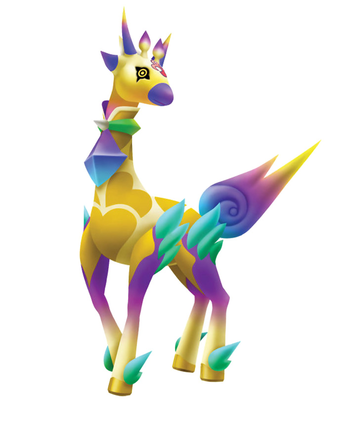 Swift Giraffe Art from Kingdom Hearts 3D: Dream Drop Distance