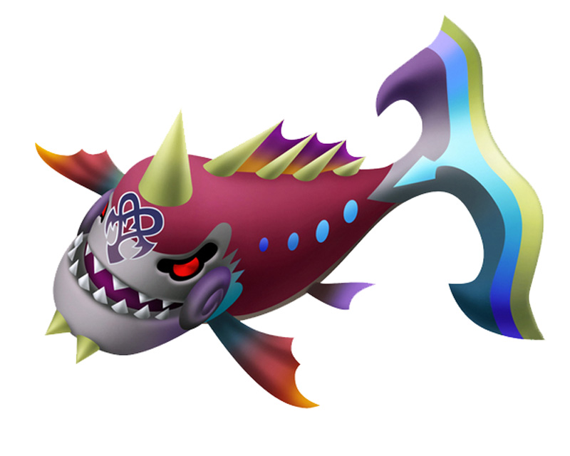 Torpedo Fish Art from Kingdom Hearts 3D: Dream Drop Distance