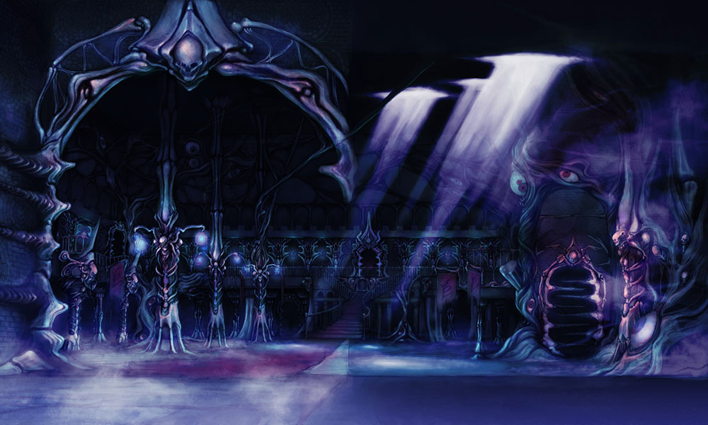 Dark Lord Gaol's Castle Art from Kid Icarus: Uprising