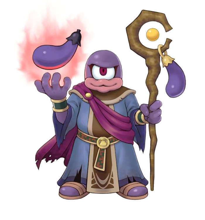 Eggplant Wizard Art from Kid Icarus: Uprising
