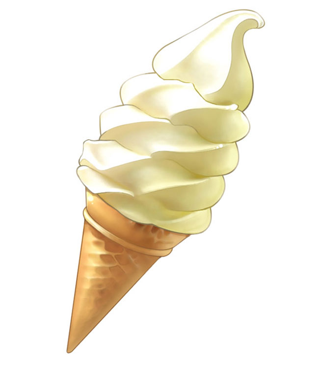 Ice Cream Art from Kid Icarus: Uprising