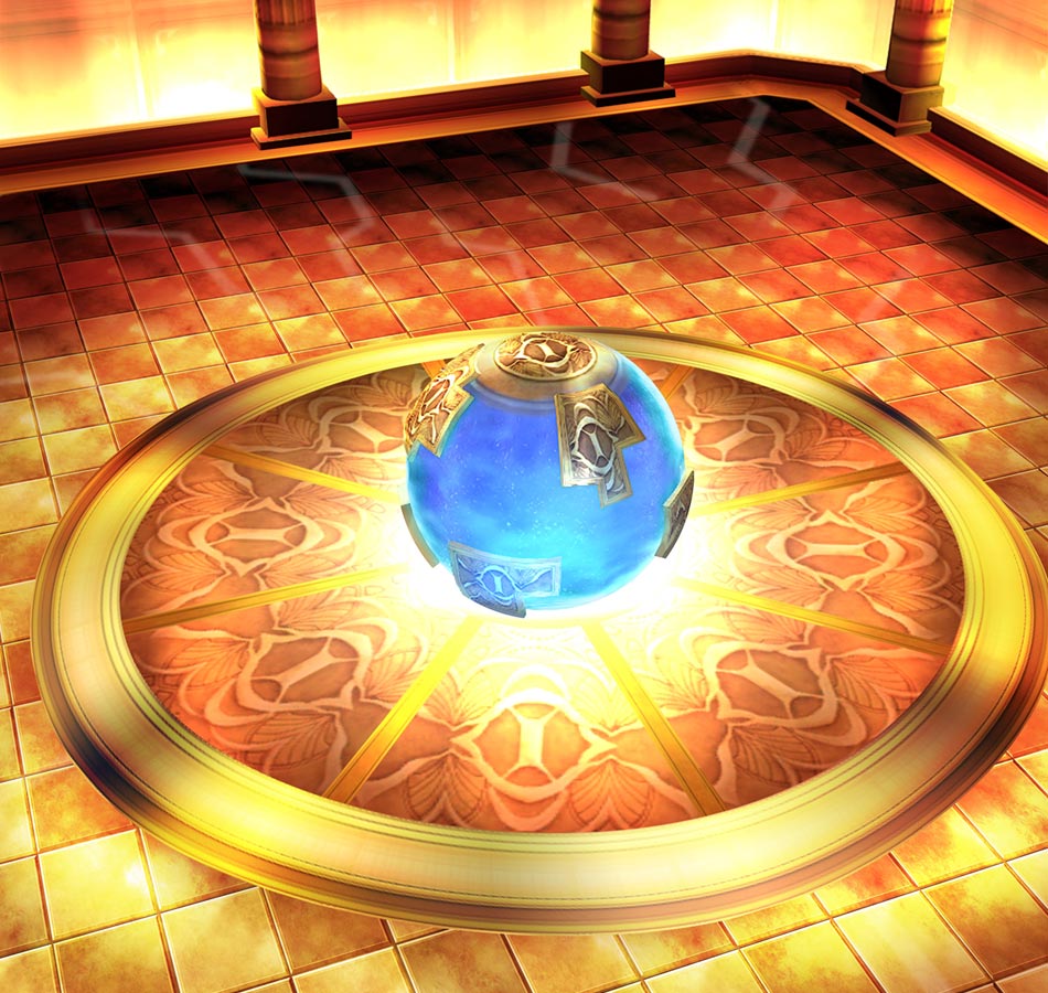 Lunar Sanctum Control Center Art from Kid Icarus: Uprising