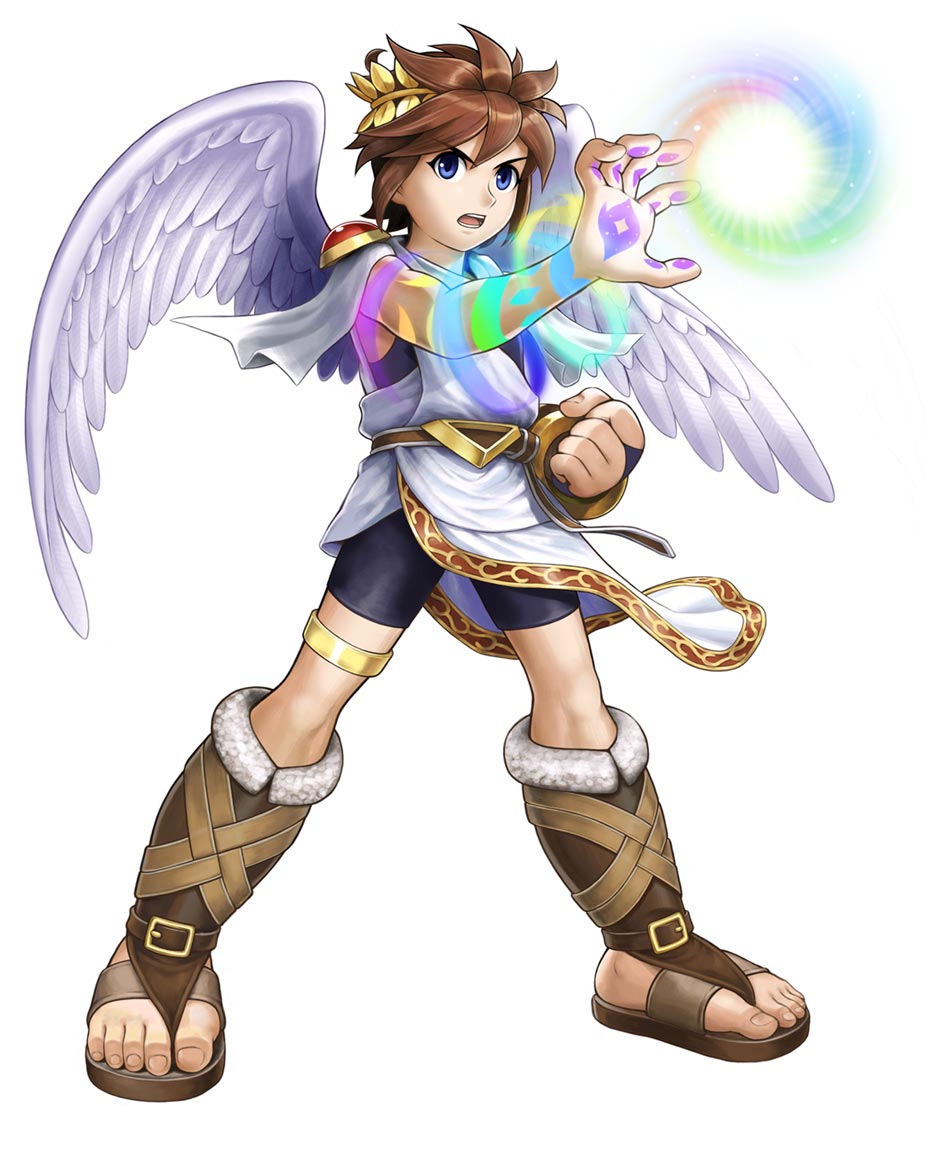 Pit & Violet Palm Art from Kid Icarus: Uprising