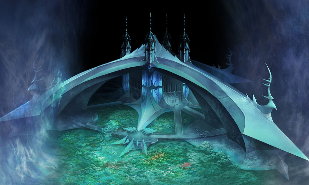 Seafloor Temple Art from Kid Icarus: Uprising