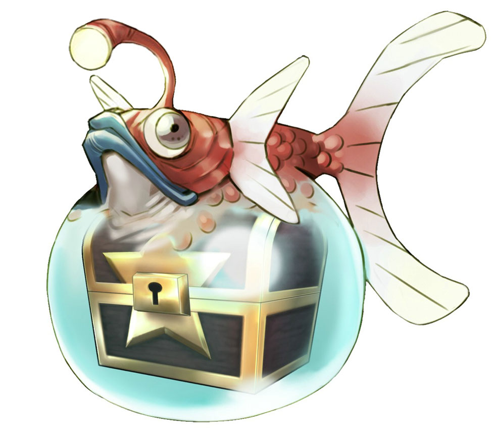 Treasure Fish Art from Kid Icarus: Uprising