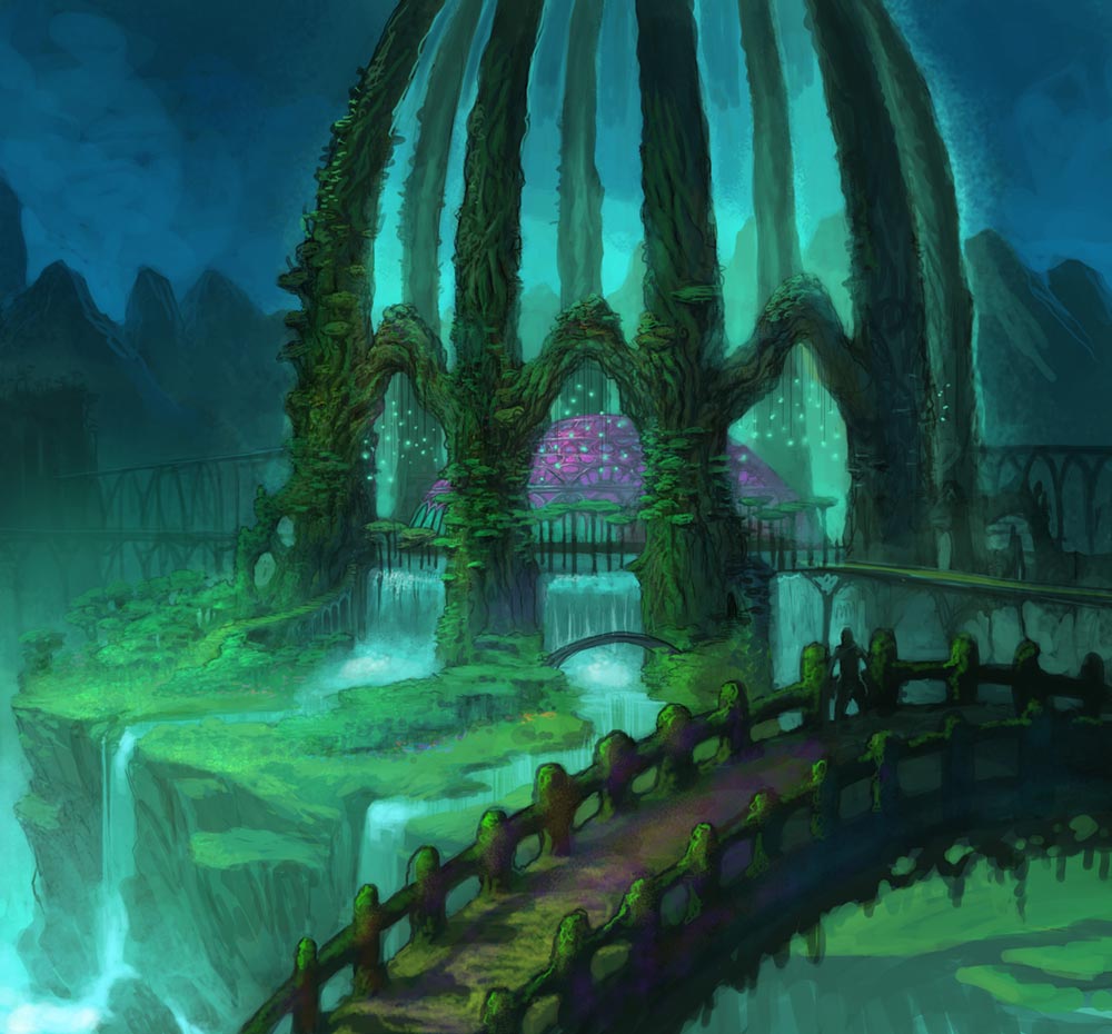 Gardens of Ysa, Home to the Court of Summer Art from Kingdoms of Amalur: Reckoning