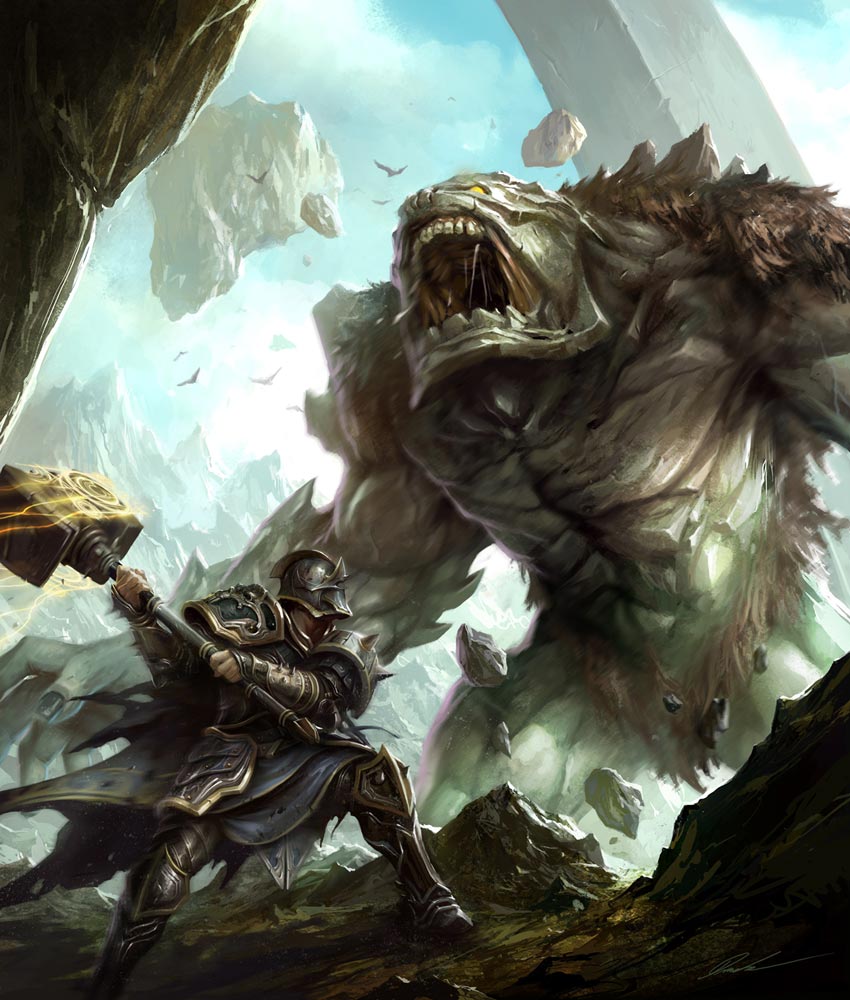 Troll Battle Art from Kingdoms of Amalur: Reckoning