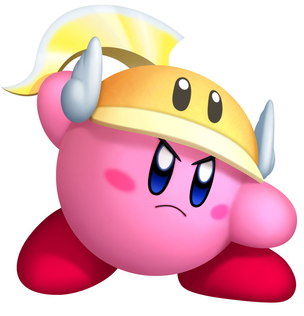Cutter Kirby Art from Kirby's Return to Dream Land
