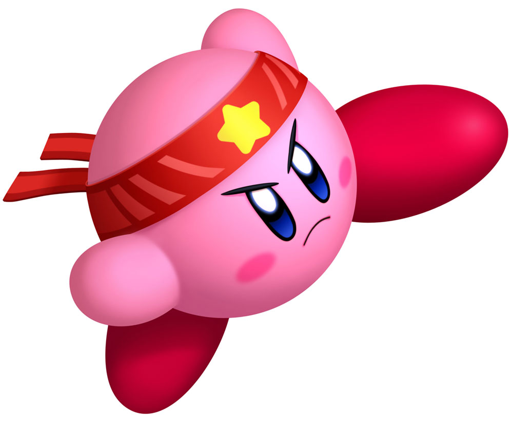 Fighter Kirby Art from Kirby's Return to Dream Land