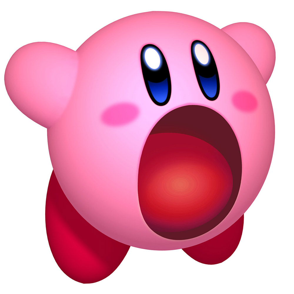 Kirby - Inhale Art from Kirby's Return to Dream Land