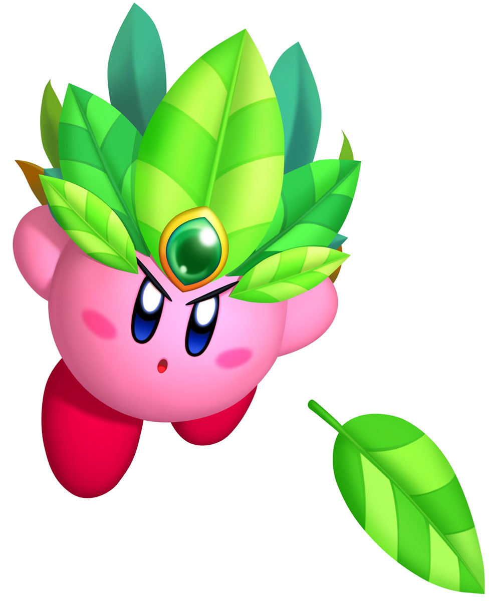 Leaf Kirby Art from Kirby's Return to Dream Land