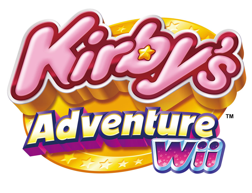 Kirby's Adventure Wii Logo Art from Kirby's Return to Dream Land
