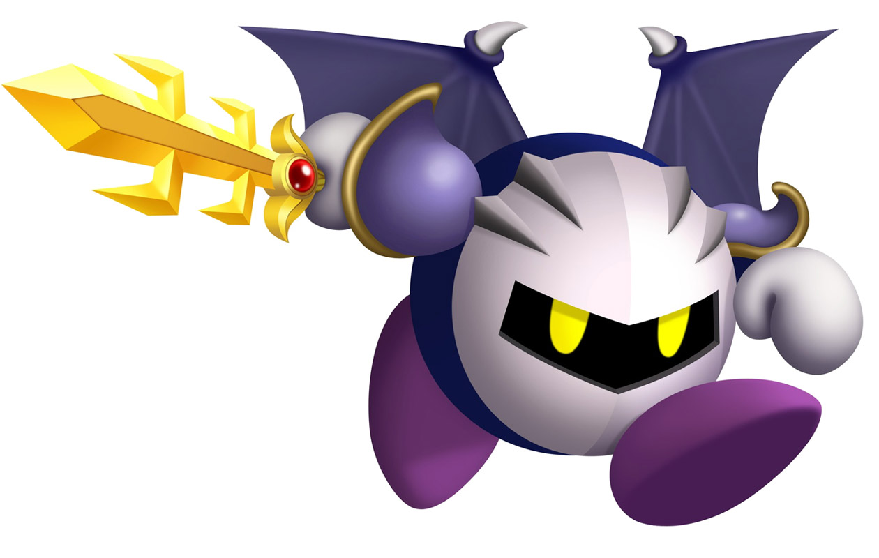 Meta Knight Art from Kirby's Return to Dream Land