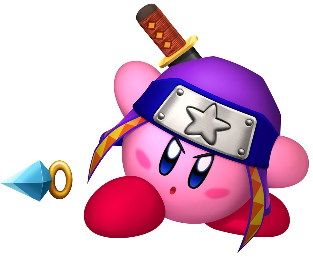 Ninja Kirby Art from Kirby's Return to Dream Land